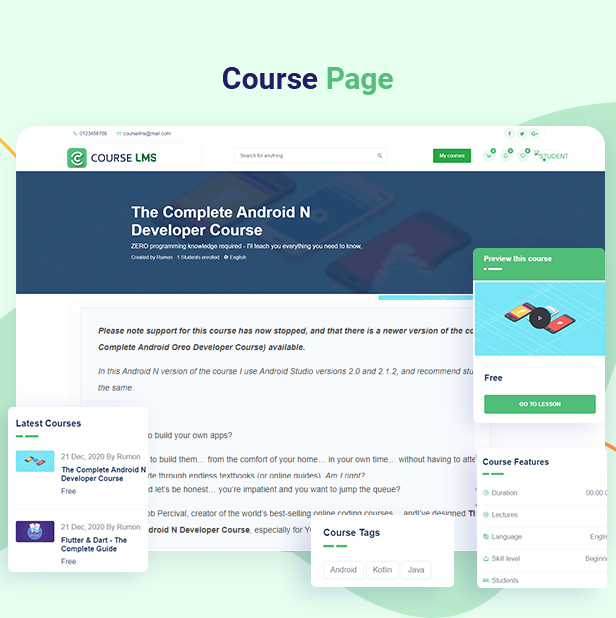 Course LMS - Learning Management System - 1