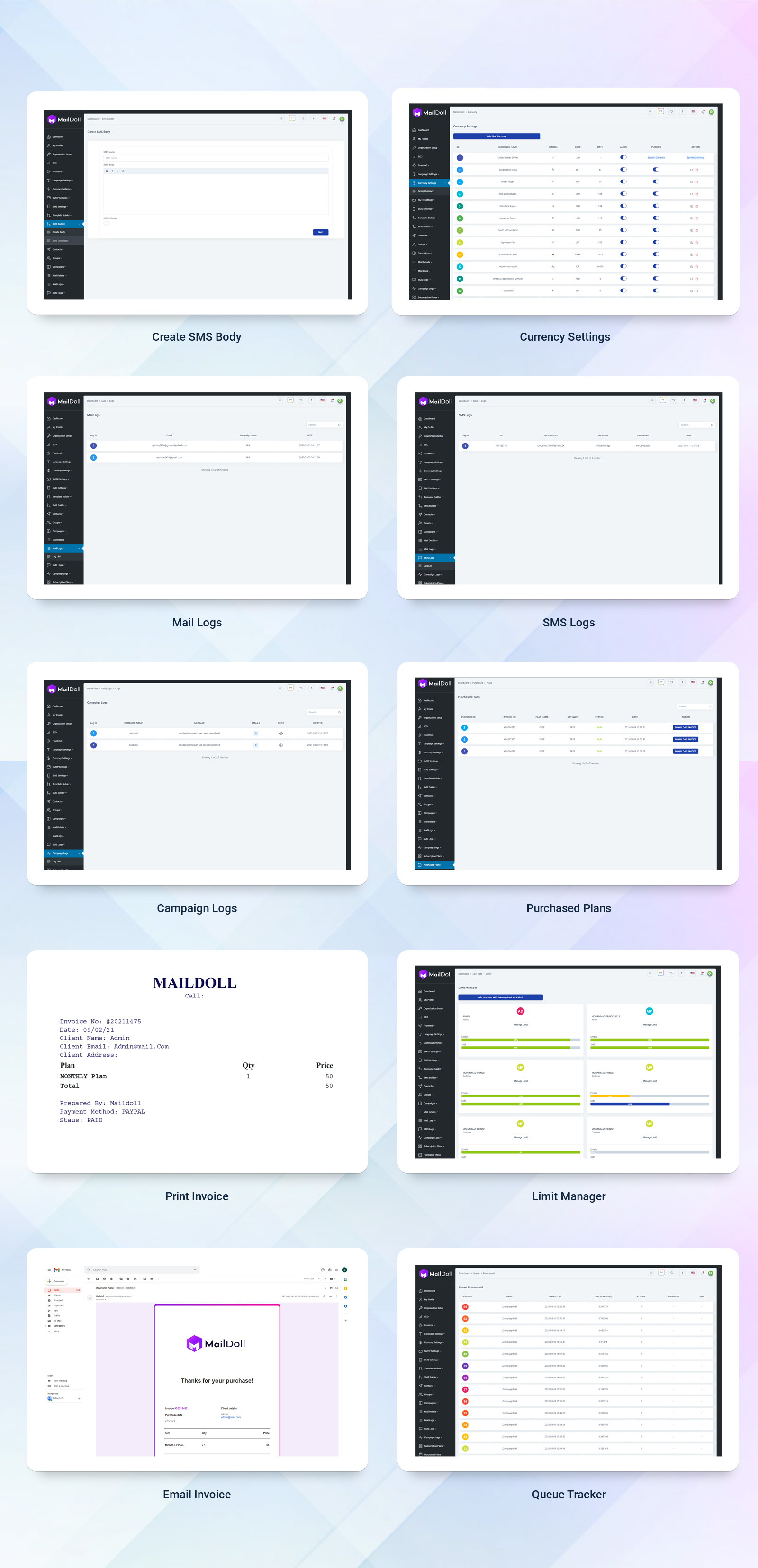 Maildoll - Email Marketing Application - A SAAS Based Email Marketing Software