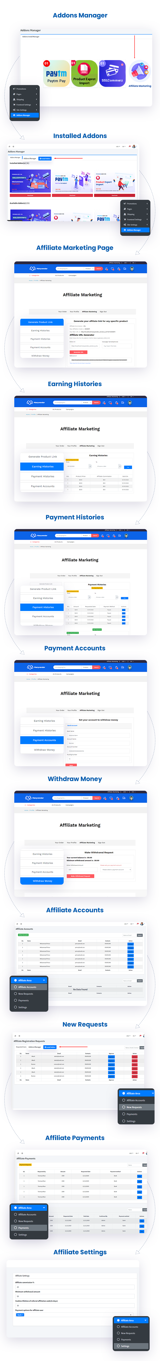 Manyvendor Affiliate Marketing Addon