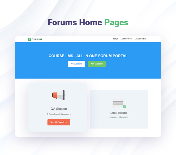 Forum & Discussion Addon Course LMS - 1