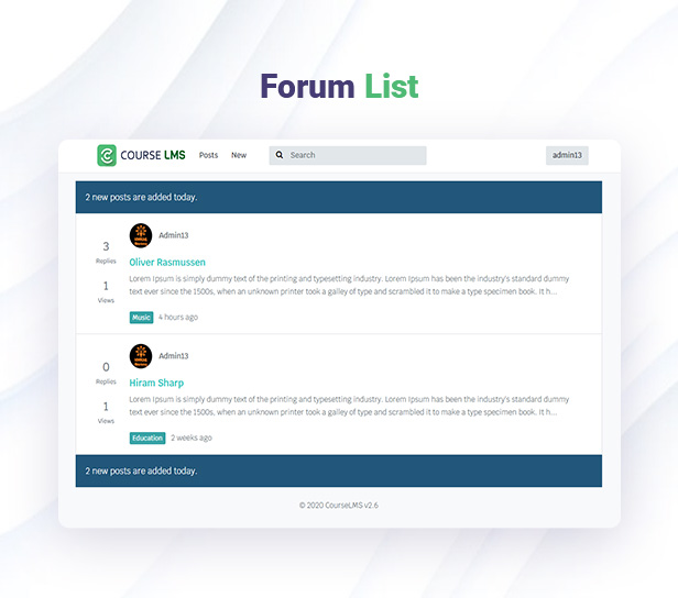 Forum & Discussion Addon Course LMS - 7