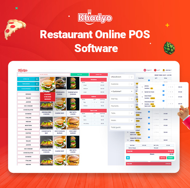 Khadyo - Restaurant Management Software and Restaurant POS with Online Food Ordering Website