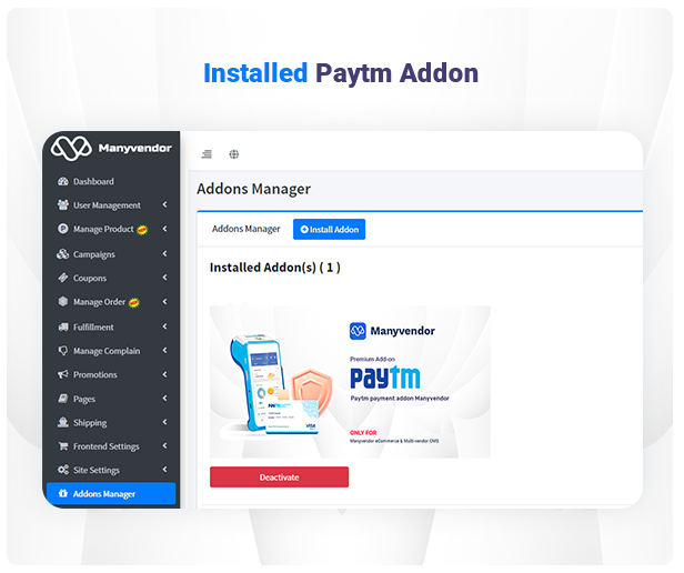 Manyvendor CMS Paytm Addon - 1