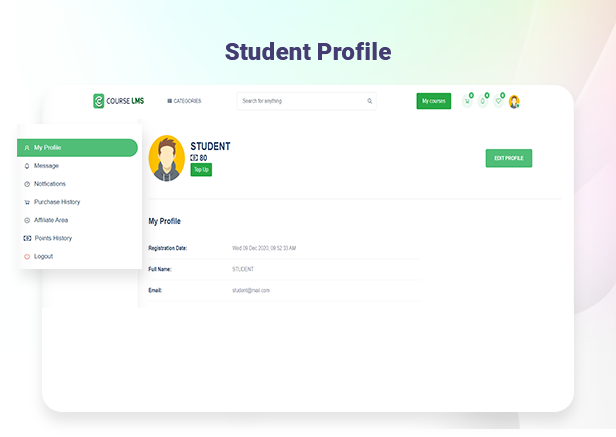 Course LMS Student Wallet addon